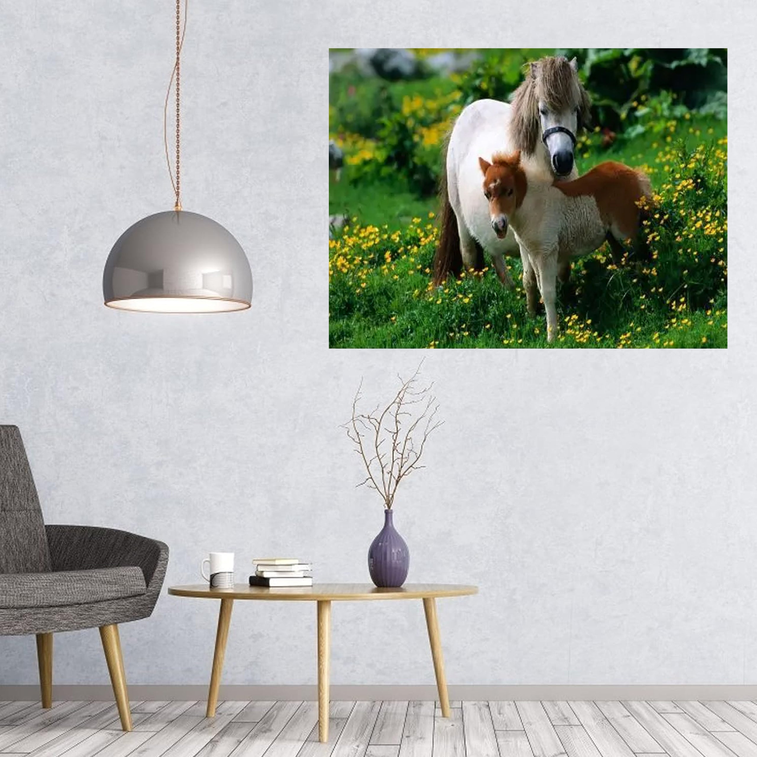 Numbrite järgi maalimise lõuend raamiga isetegemise komplekt pintslite ja värvidega 40x50