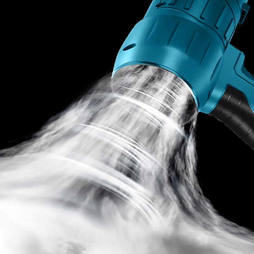 Juhtmevaba akupuhur lume ja lehtede jaoks 400W 2xAku kohver