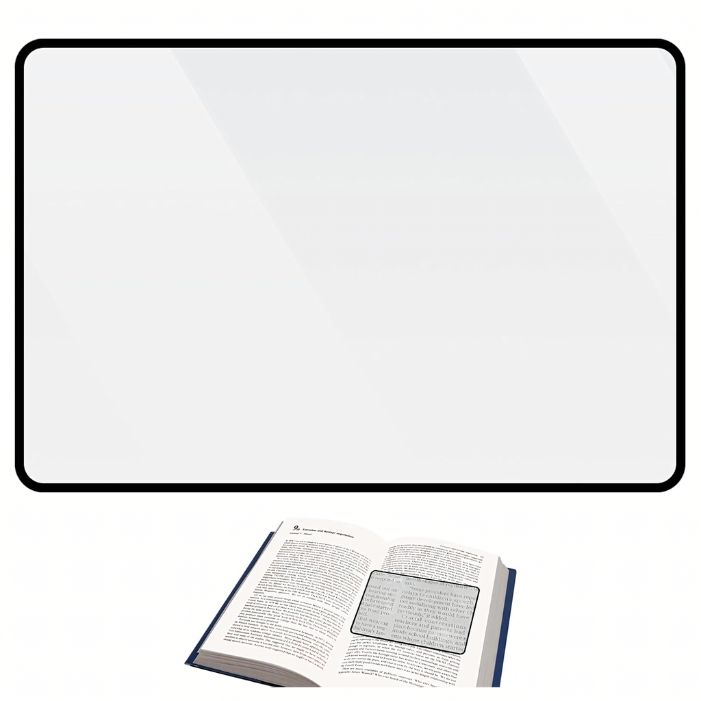 Fooliumist suurendusklaas painduv 12 x 18 cm käeshoitav lugemiseks