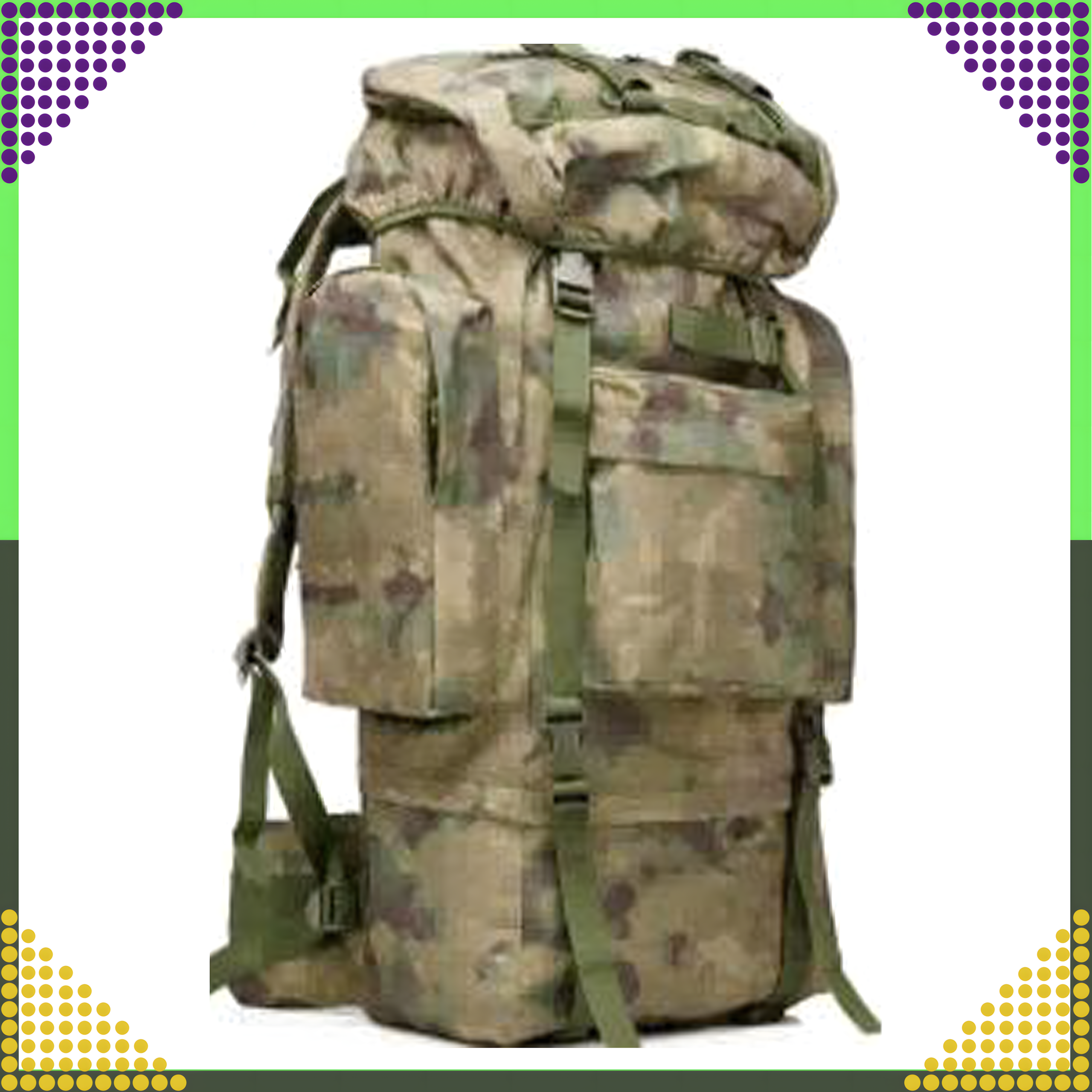 Tactical Backpack Military Tourist Survival Mountain Large 65L
