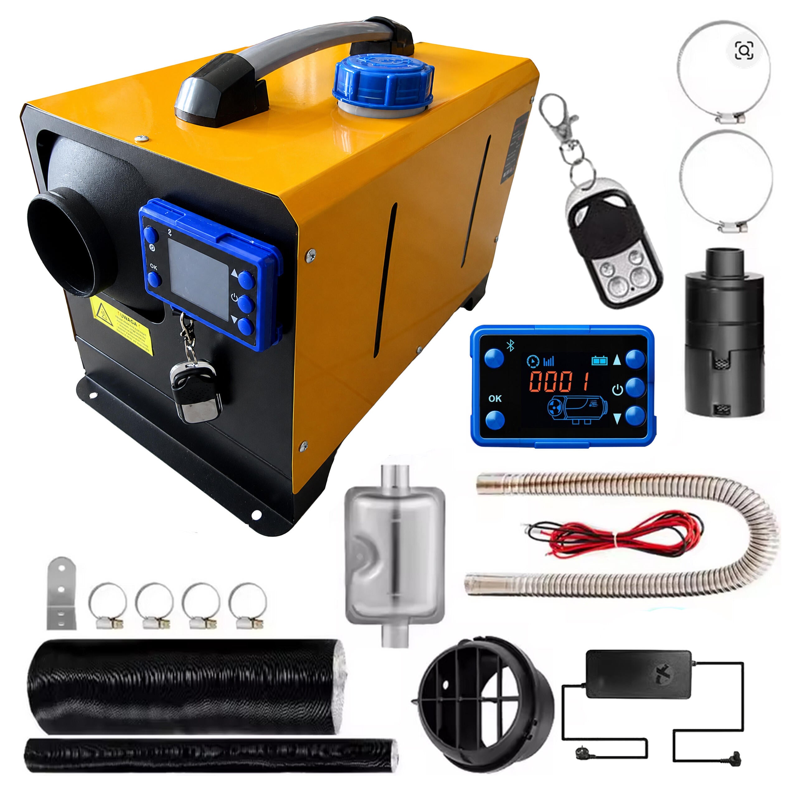 30x Webasto 8kW 12/24V diiselsoojendi Bluetoothiga