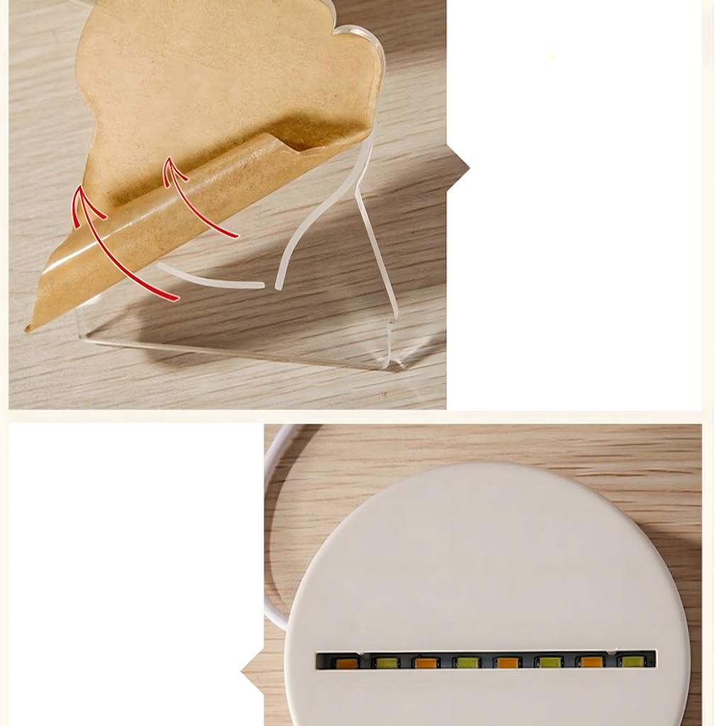 Armastuse Südamed 3D Illusioon Öölamp Laste Magamistuppa USB-ga