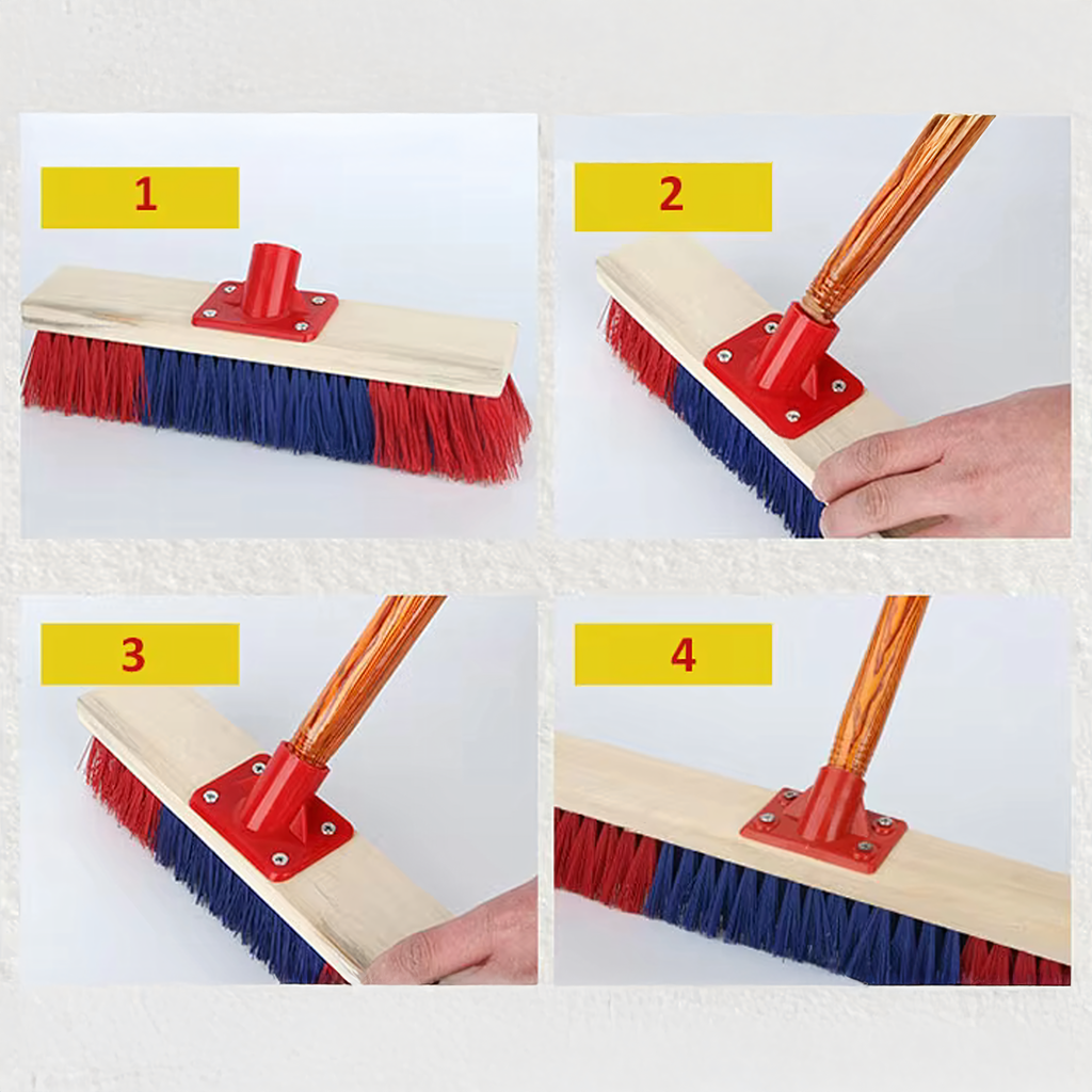 Household Brush Sweeper Broom Street Sweeper 60 cm Strong Bristles