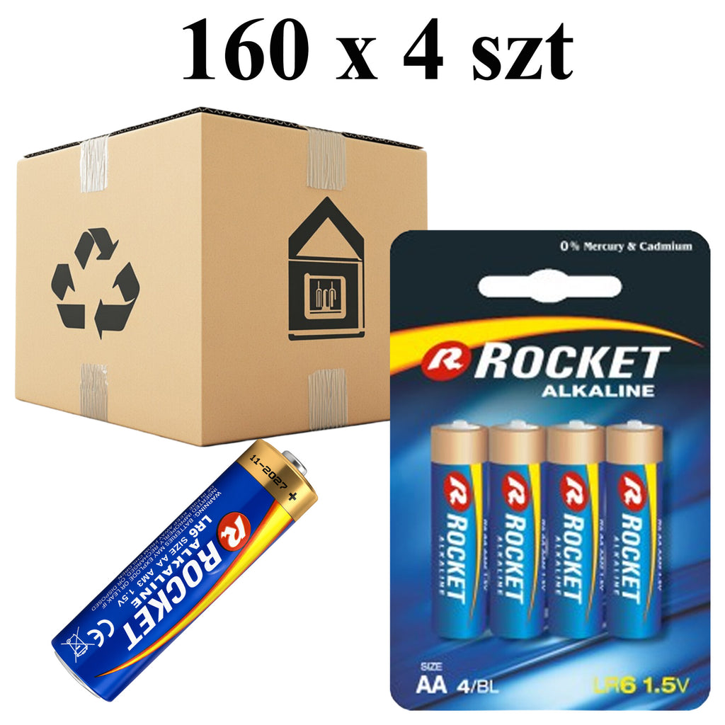 Rocket leelispatareid LR6 AA 1,5 V, 160 × 4 tk LR64BL-15844
