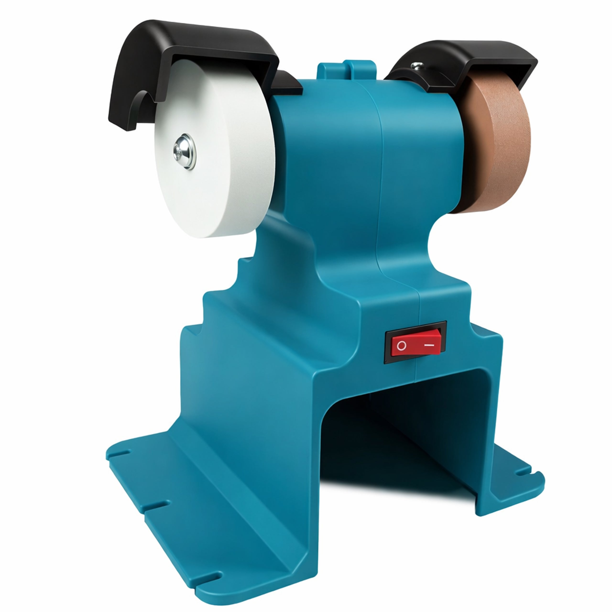 Cordless Double Bench Grinder with 2 Stones and 2 Batteries 2x