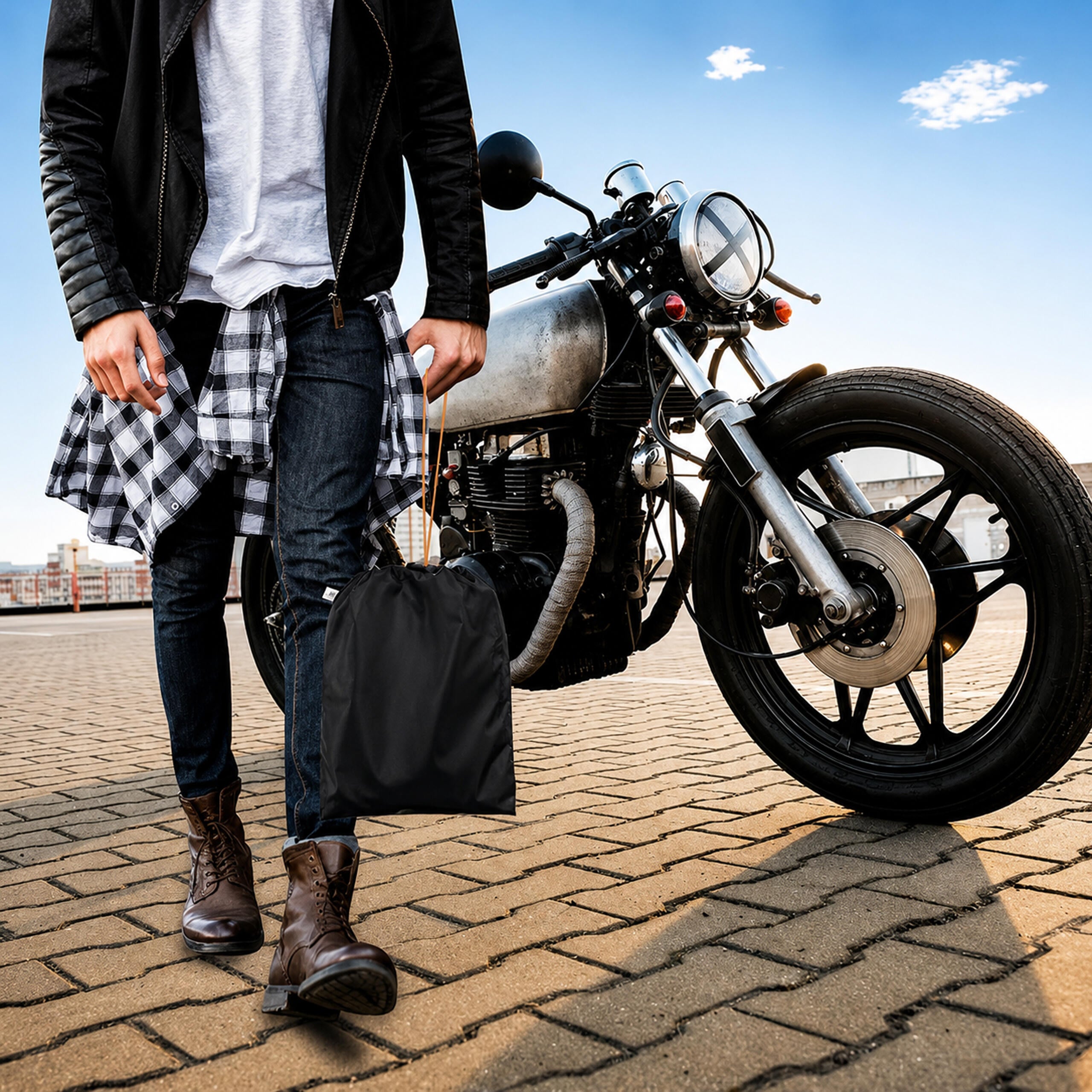 Universal Waterproof XXXL Scooter and Motorcycle Cover 265x105x125 cm