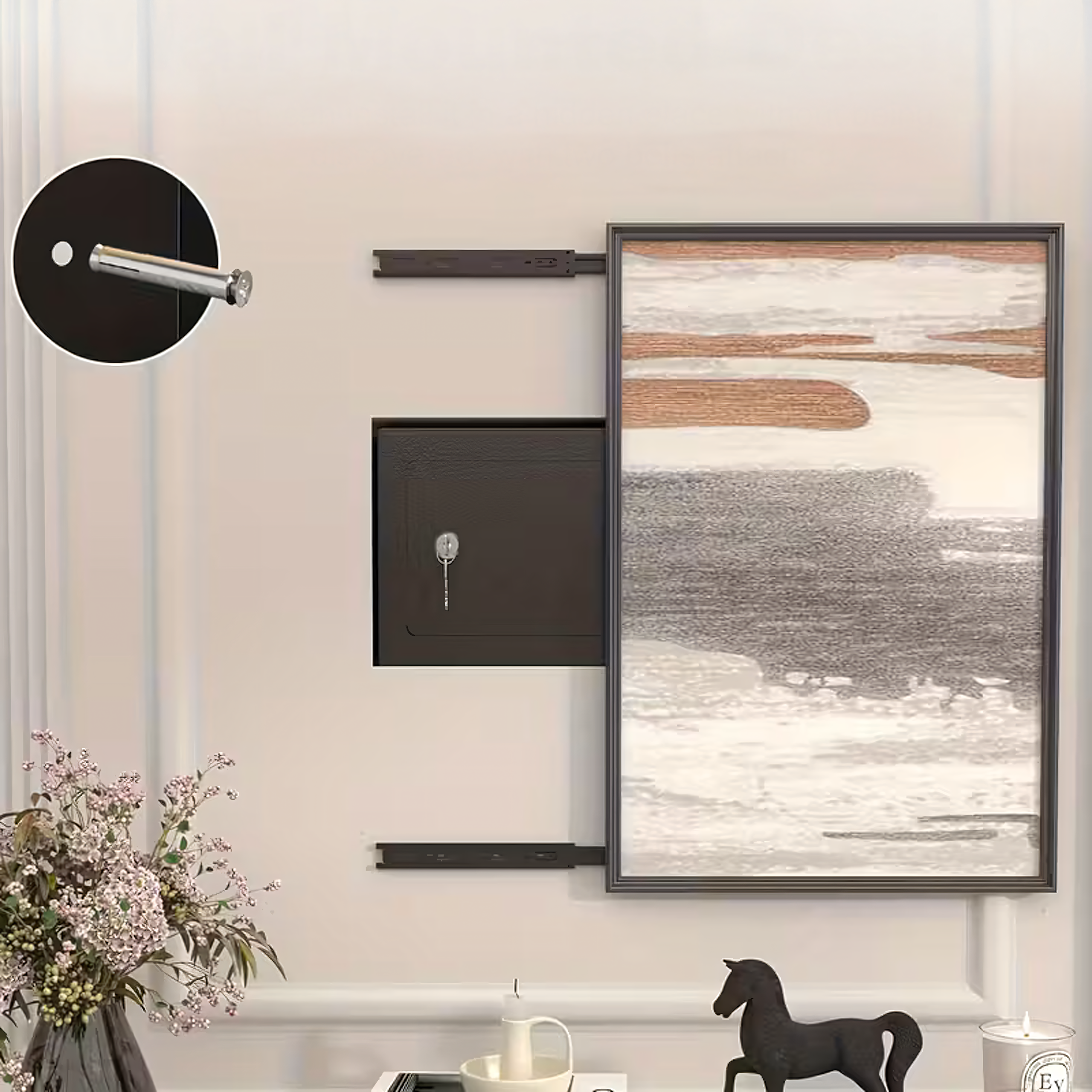 Kodukontori seif võtmelukuga