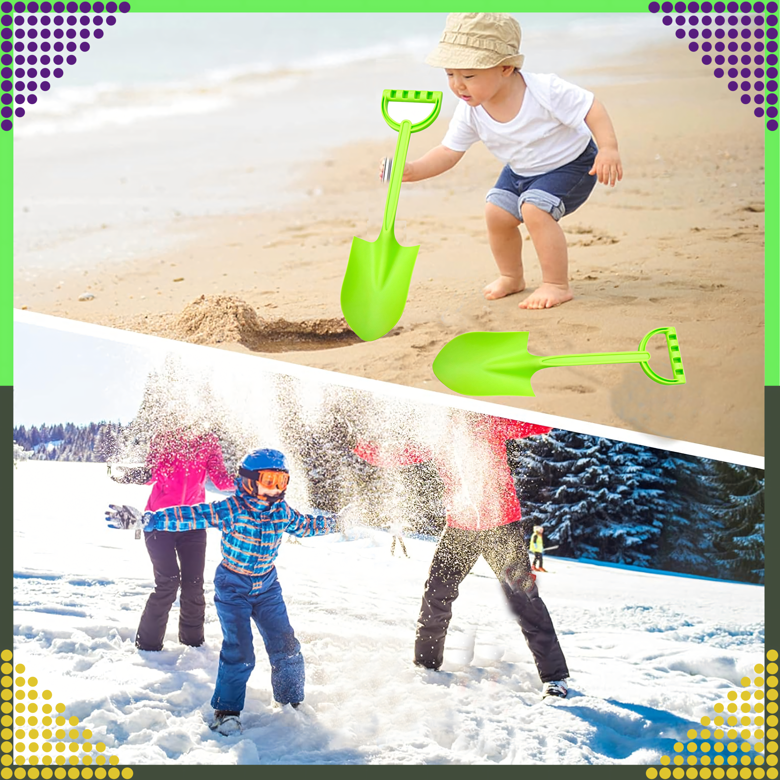 Labidas Liivalabidas rannale Liivakastidele Tugev, suur 51 cm