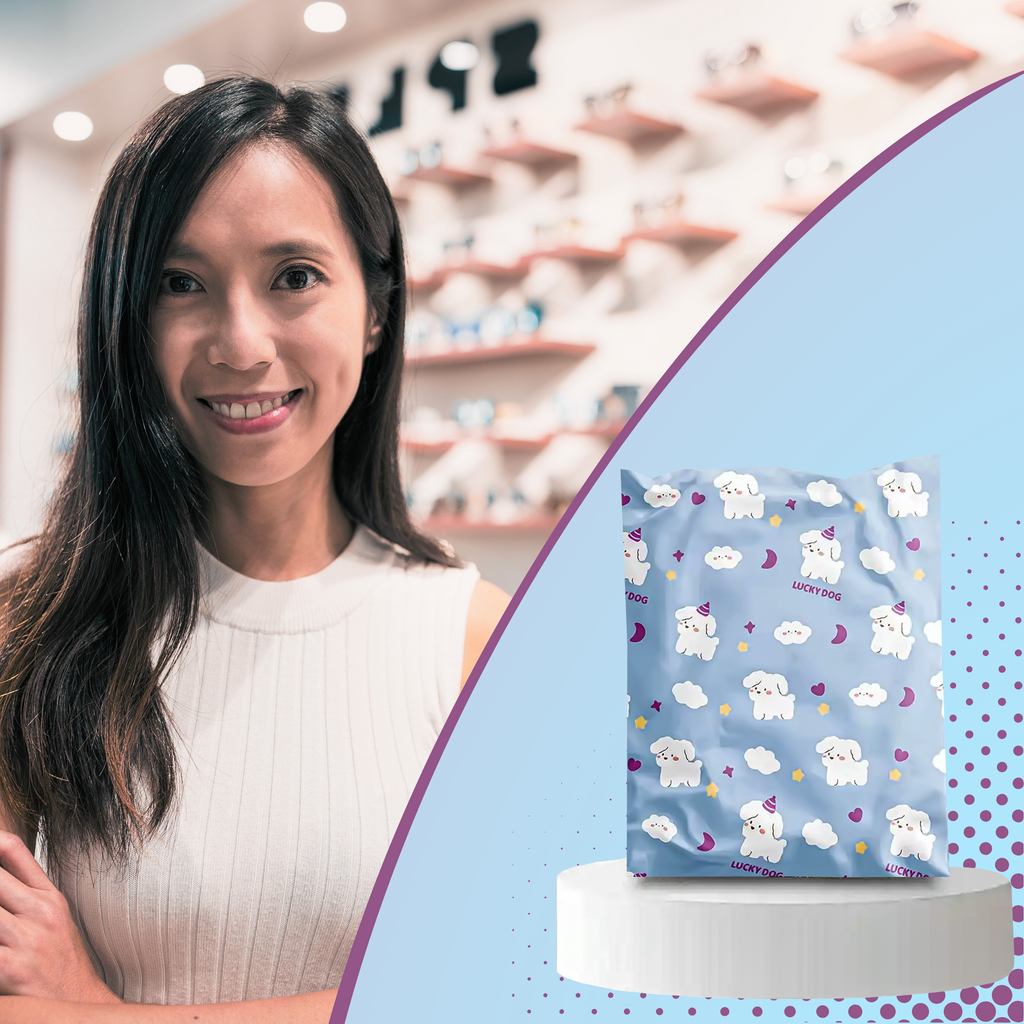 KULLERI FOOLIUMPAKID TUGEVAD FOOLIUMÜMBRIKUD 380X520 LUCKY DOG 50 tk