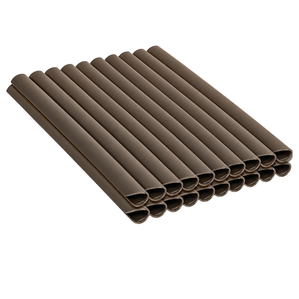 Brown Garden Fence Tape Clips 19cm 20 pcs