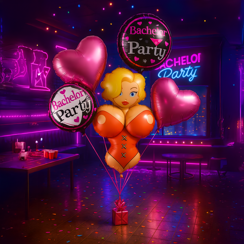 Cycolina poissmeestepeo õhupallide komplekt 6 tk