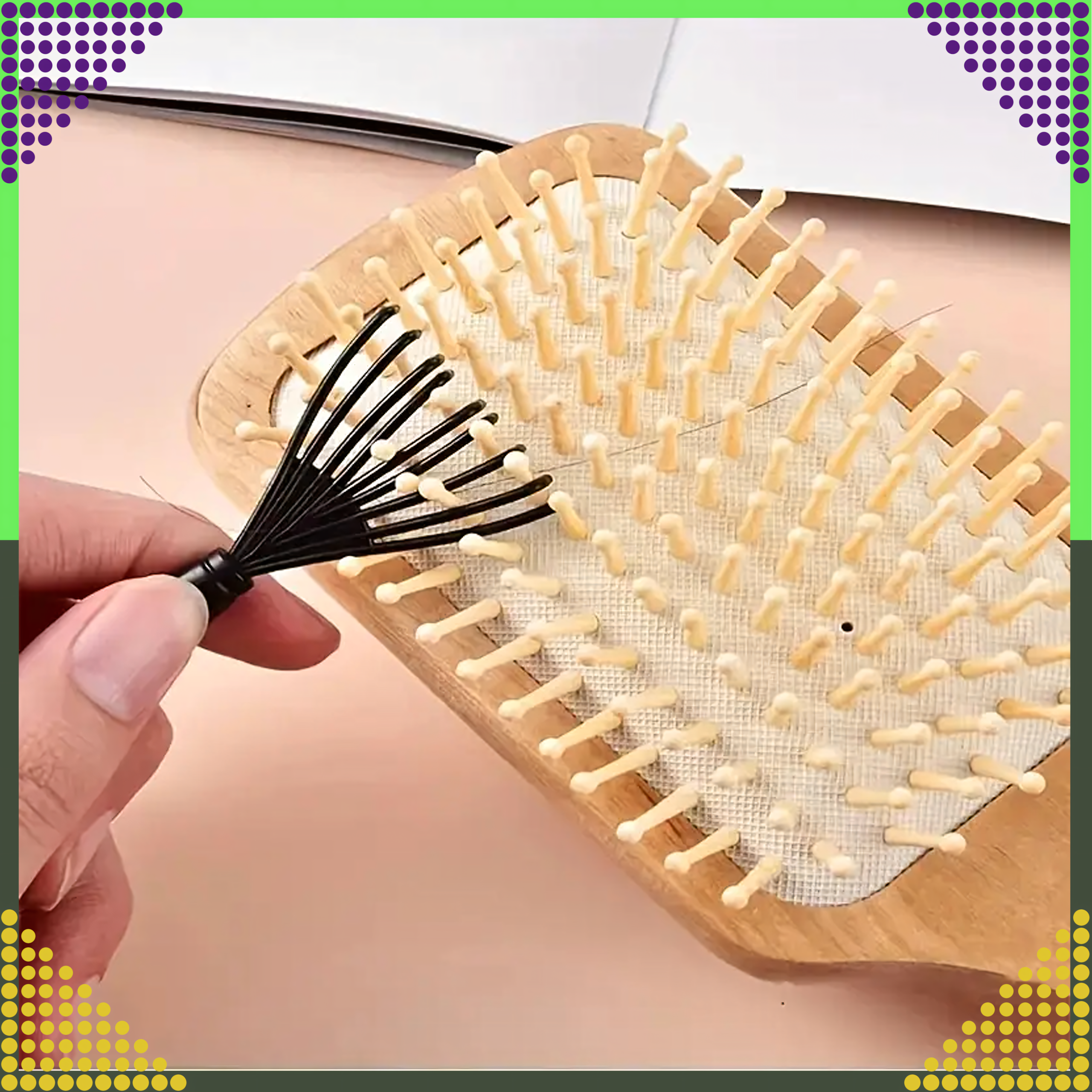 Grabki Tool for Cleaning Hairbrushes and Combs
