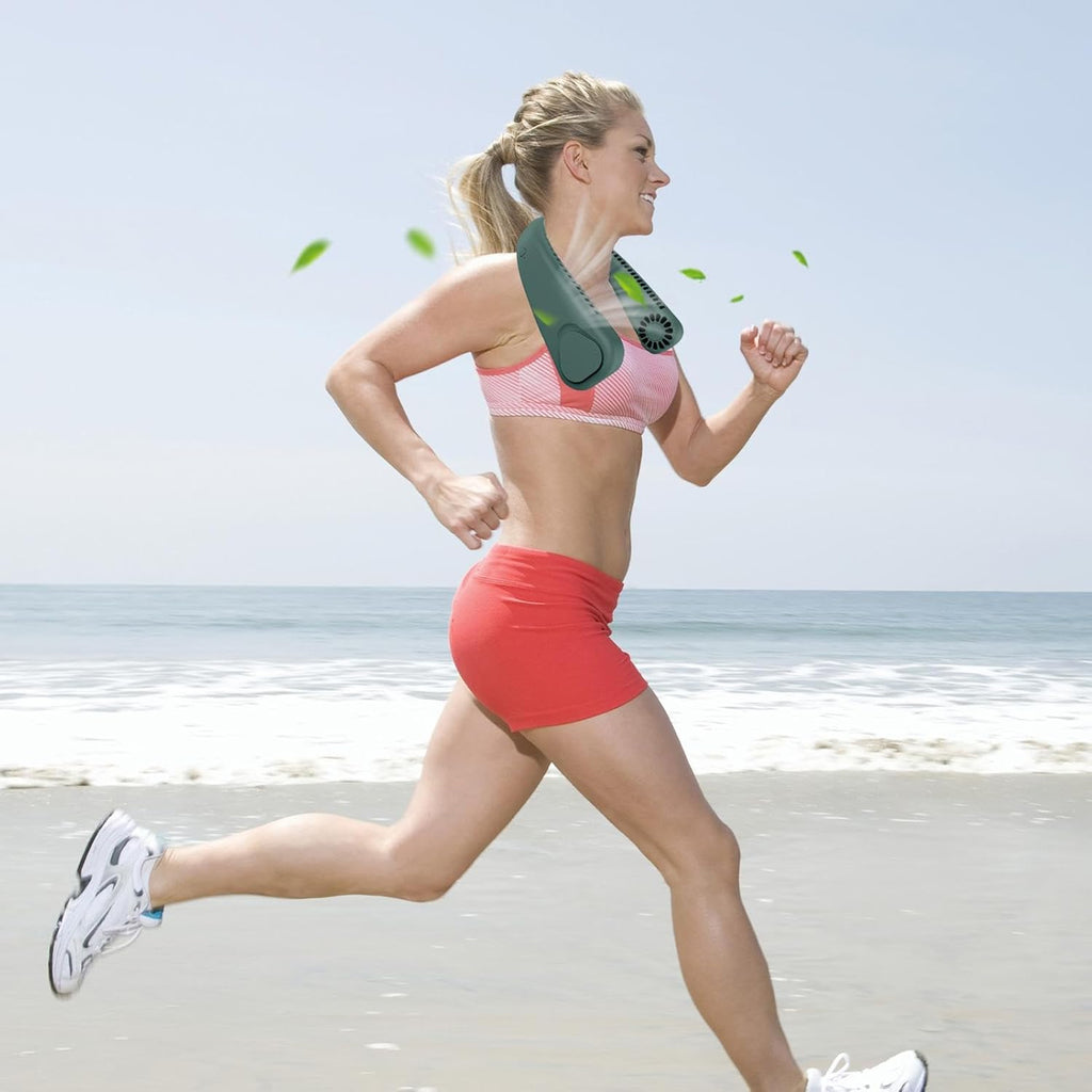 Kaasaskantav õhukonditsioneeri kaelaventilaator Mini ventilaator Jahutusventilaator