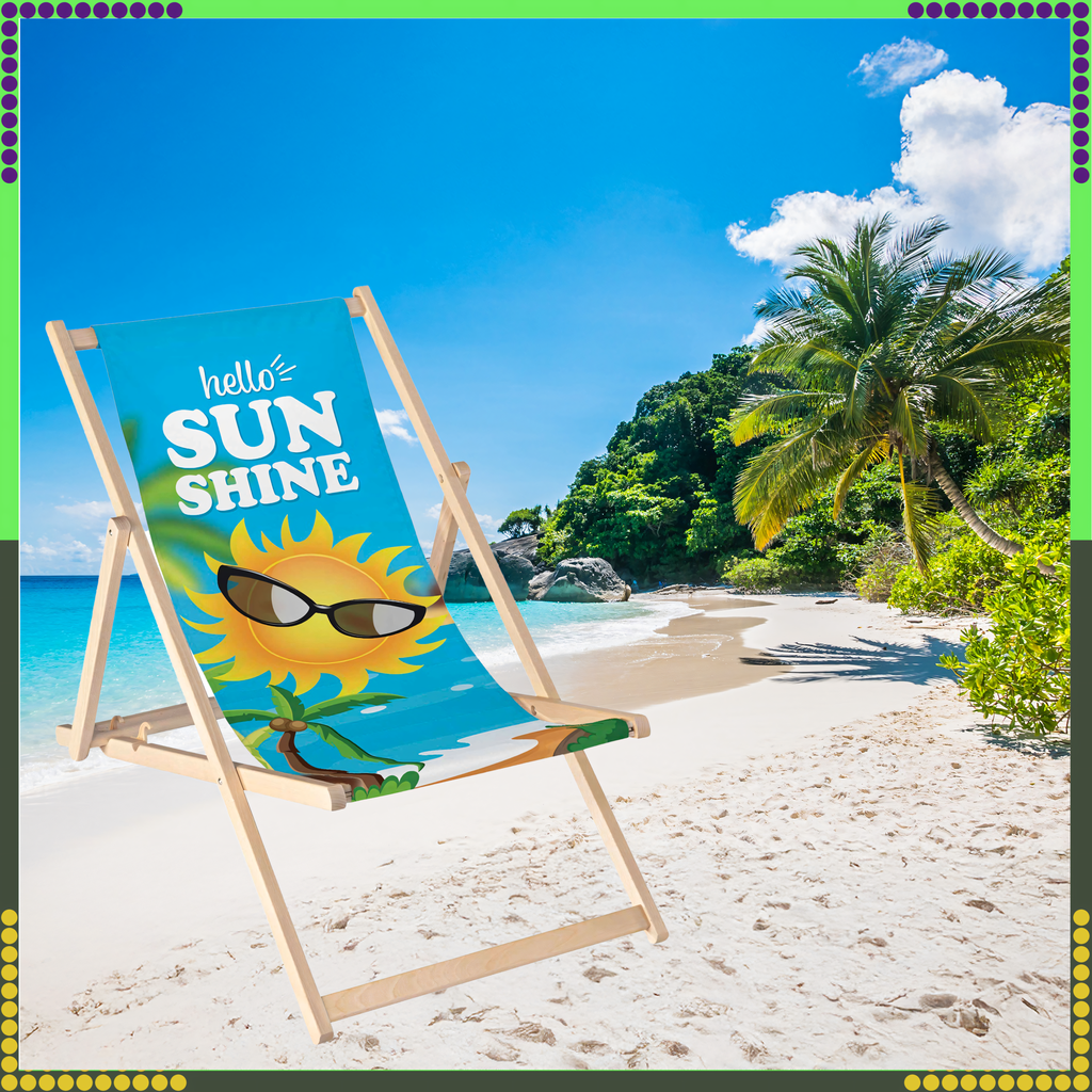 2 tk kokkupandav puidust aiamere lamamistool rannas ja telkimiseks, reguleeritav