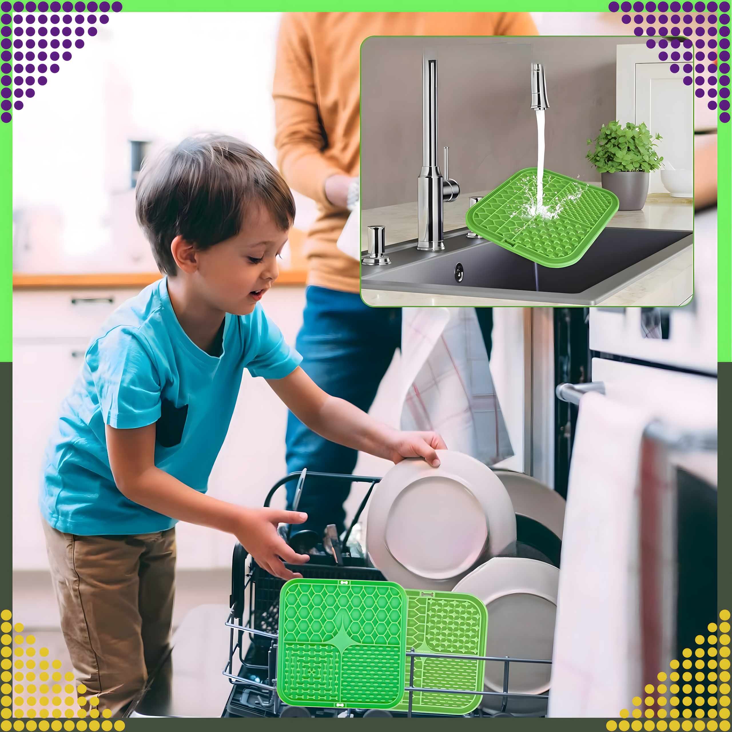 Lakkumismatt koertele ja kassidele, stressivastane, rahustav ja aeglustav