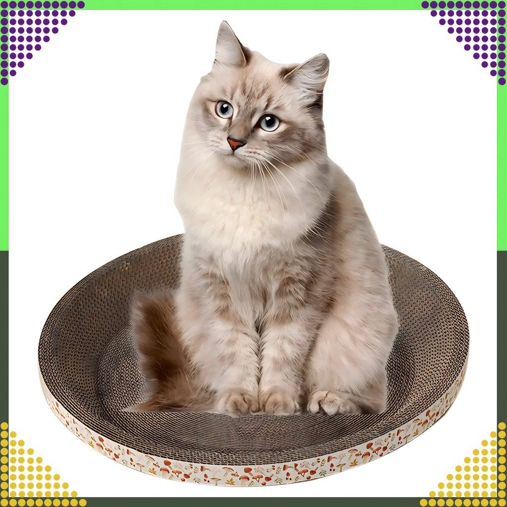 Pappist ümmargune kassikraapimiskauss 30 cm kraapimiseks