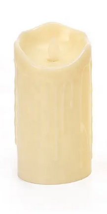 12x LED Candle Insert for Grave Light Flame Effect Candle 11cm Set with Batteries