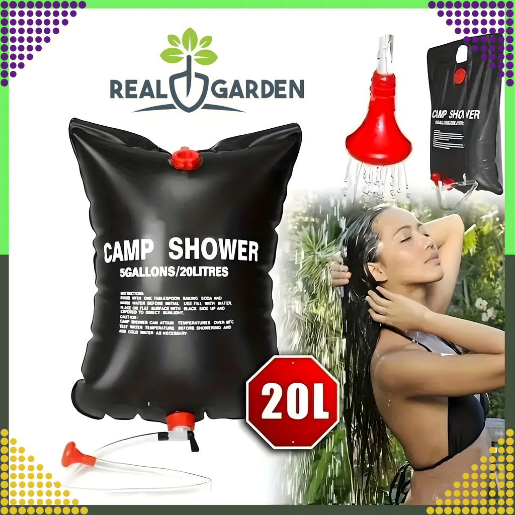 Turisti päikesedušš kaasaskantav välidušš XXL telgi alla 20 l