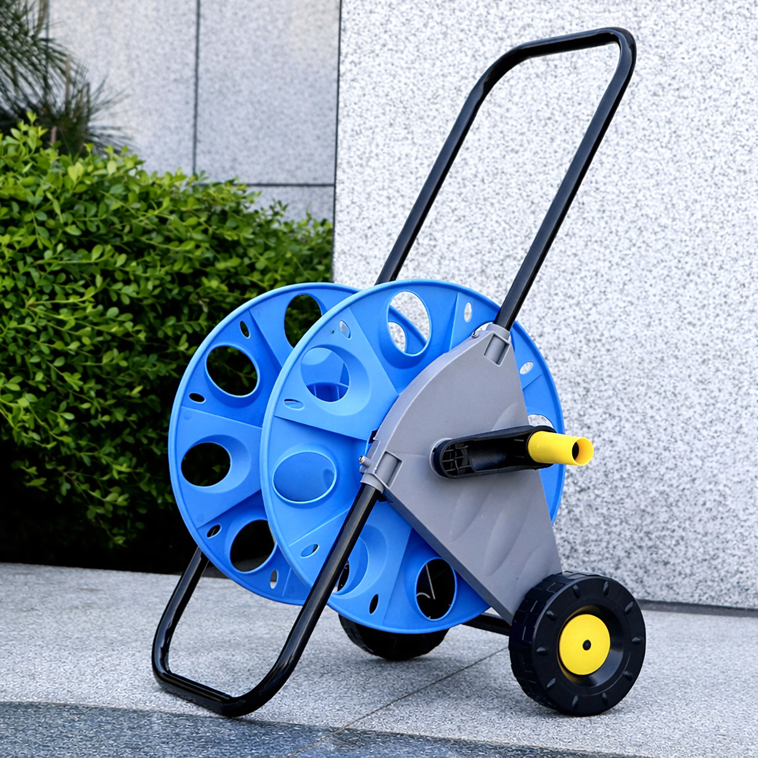 60x Lightweight Garden Hose Reel Cart Stand 60m