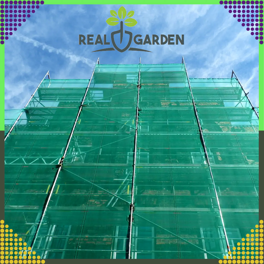 Green Protective Scaffold Netting 2.57x10m 60g