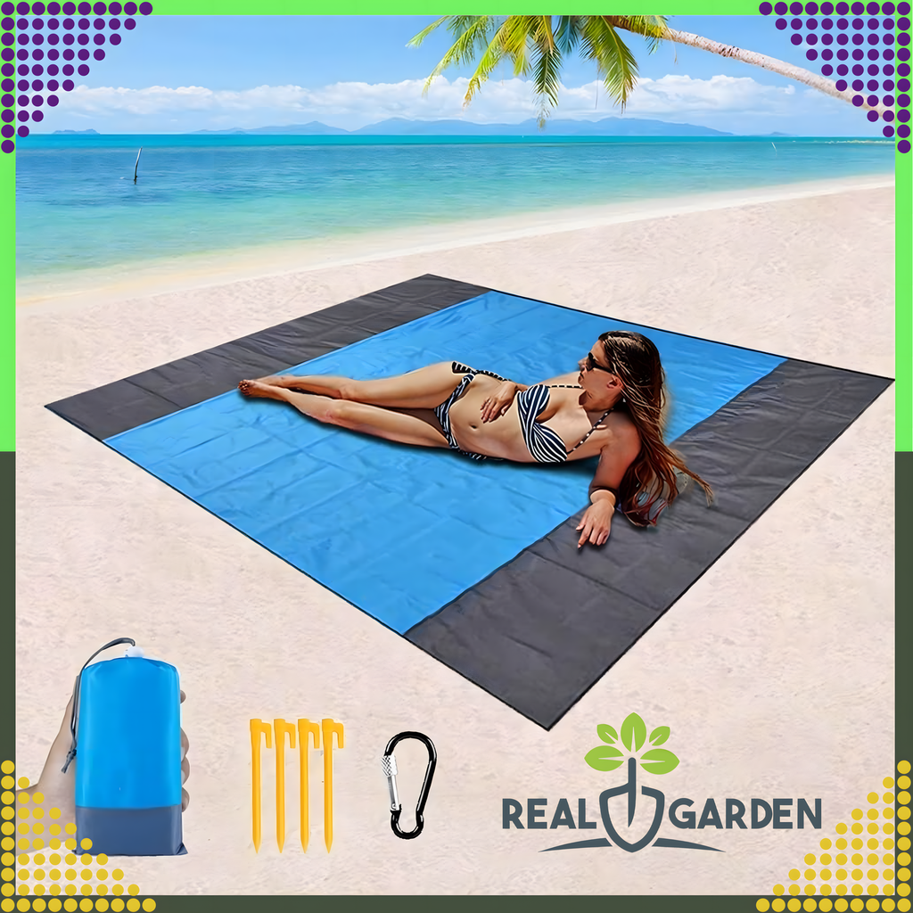 Rannatekk Piknikurätik Veekindel Matkamiseks 210 x 200 cm Suur