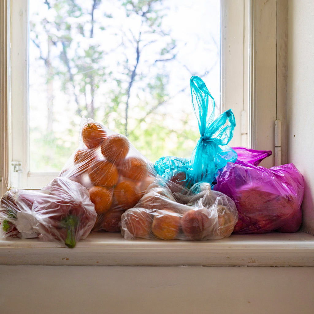 Disposable Plastic Bags 44x35cm Roll 120 pcs Strong