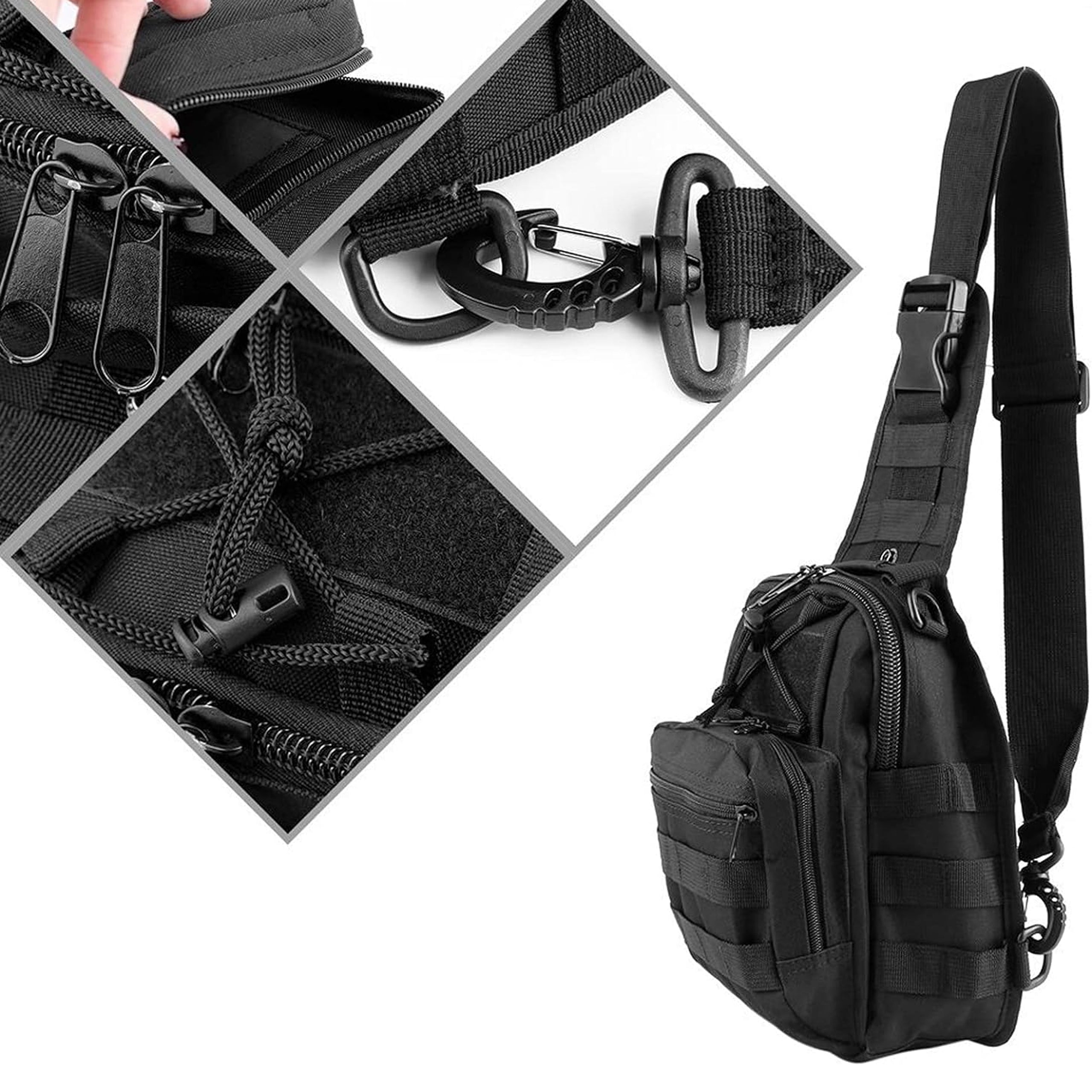 Military Tactical Survival Shoulder Bag Backpack 20L