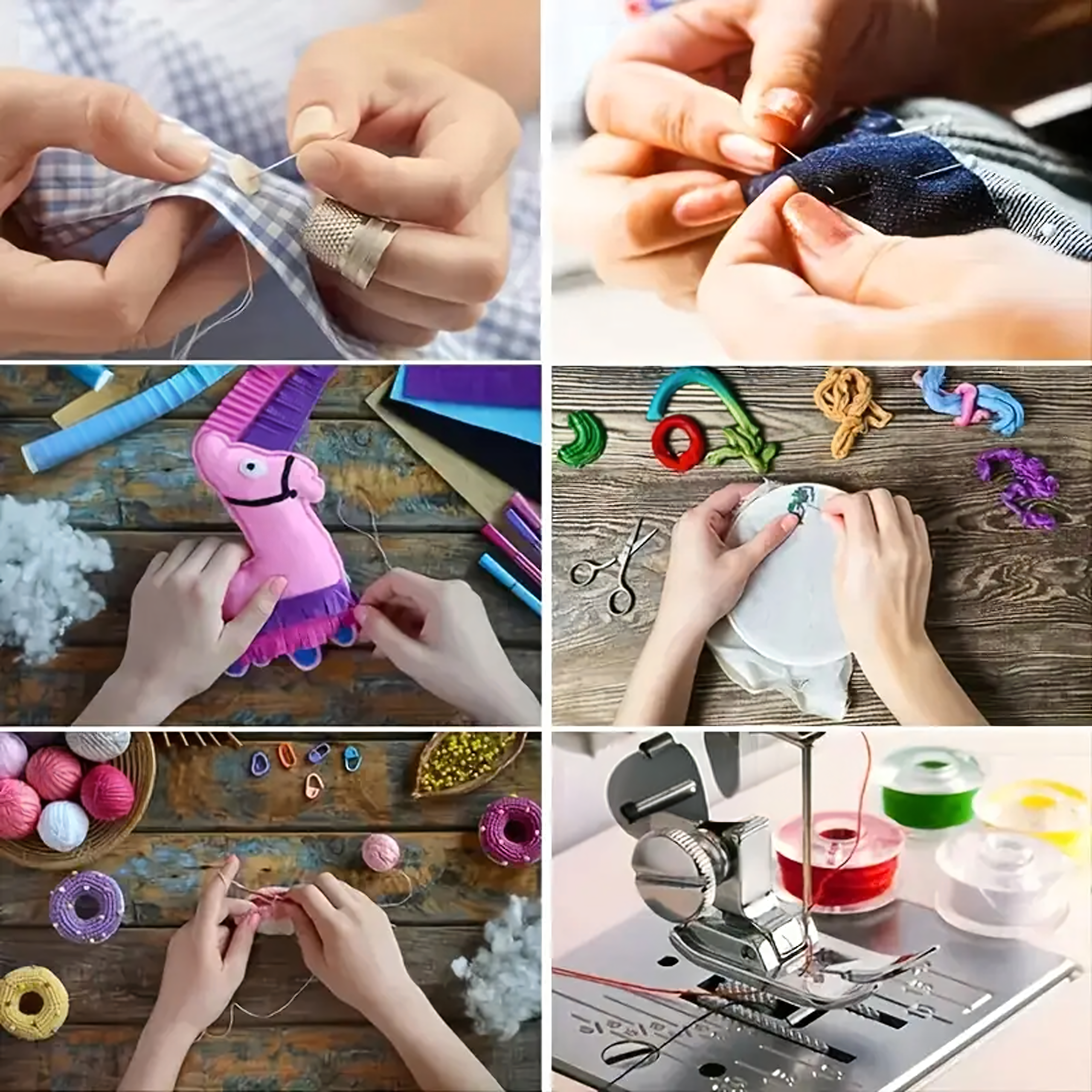 Professionaalne õmbluskomplekt 229 tk koos karbiga