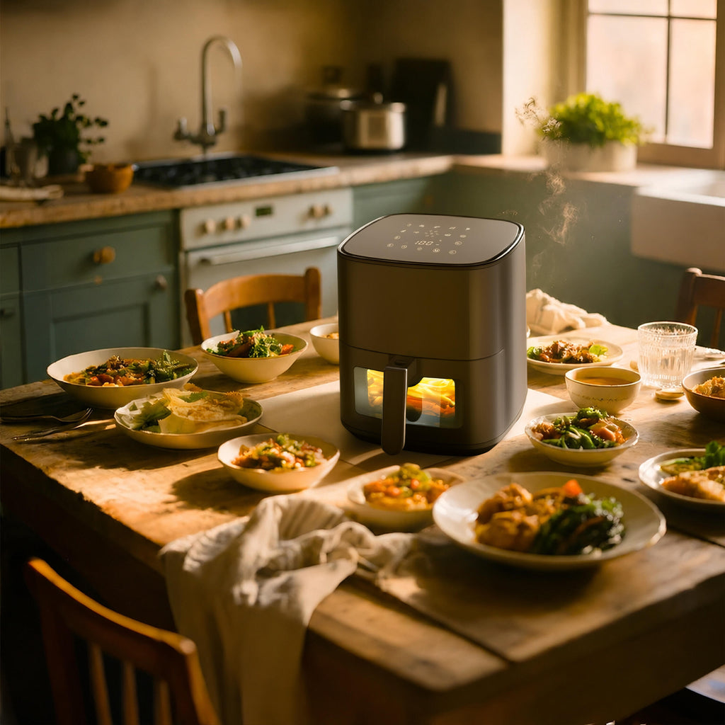 Air Fryer 5L 1500W 9 küpsetusprogrammiga