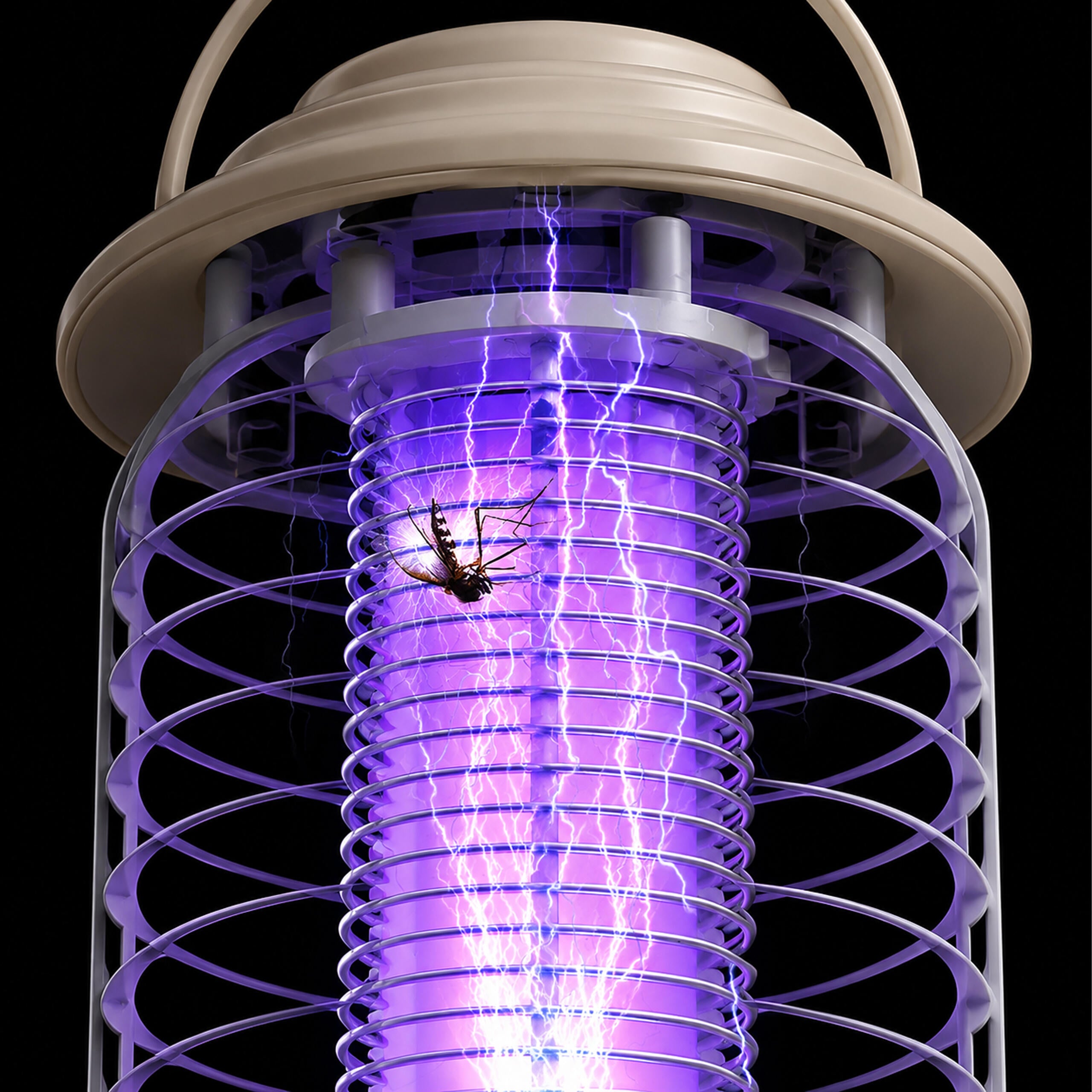 Portable UV Insect Killer Lamp for Flies, Mosquitoes, Moths, and Other Insects for Garden and Terrace