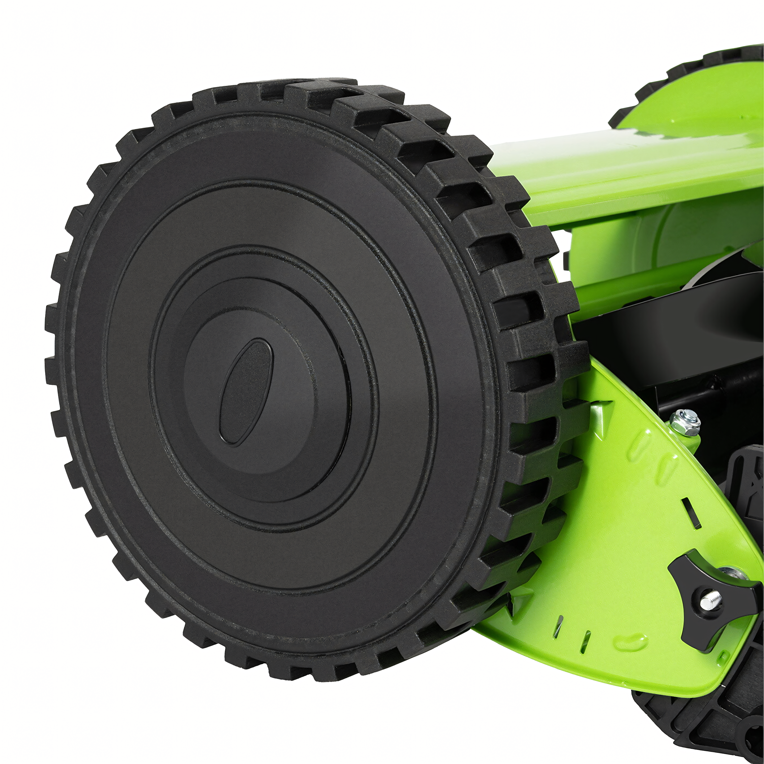 16" 40 cm Manual Reel Push Lawn Mower with Grass Catcher