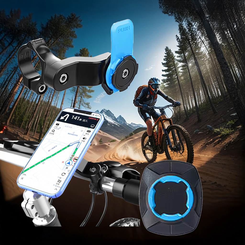 Vibratsioonisummutiga hoidik telefoni jaoks jalgratta, mootorratta ja tõukeratta navigatsioonile Mtb