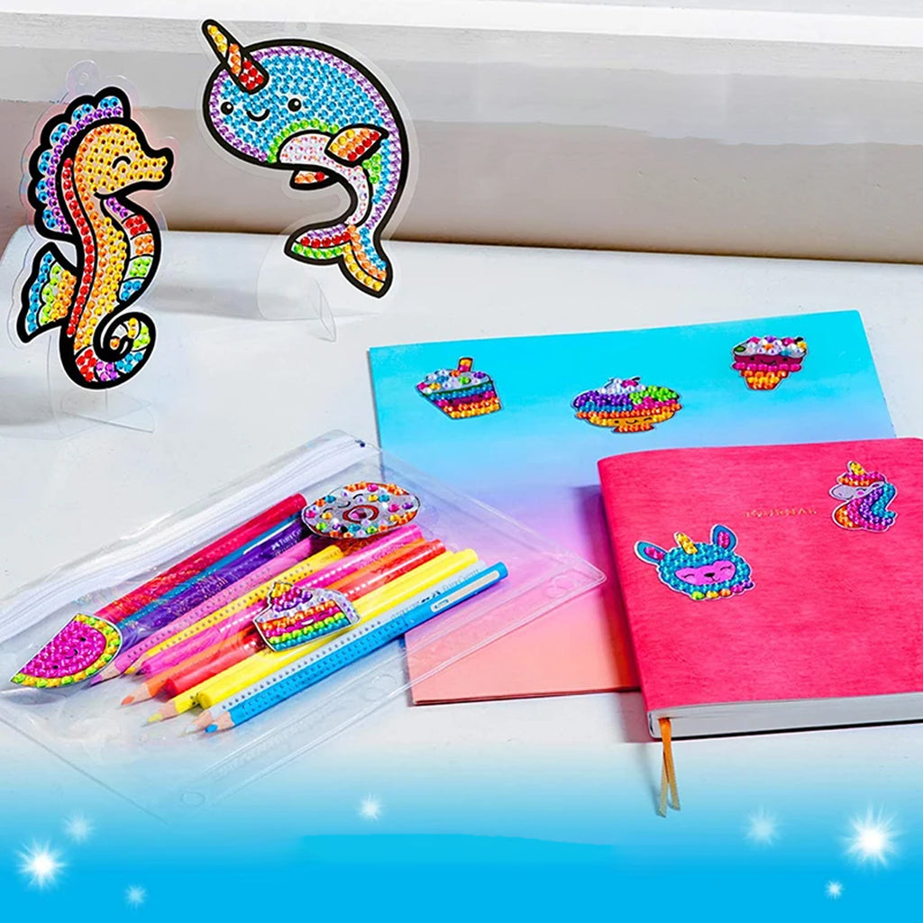 Teemanttikand, teemantkleebised, 5D mosaiikpulgad lastele, komplekt