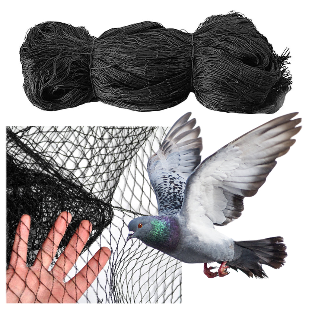 Strong Woven Balcony Net for Cats and Birds 20g Black 3x4m