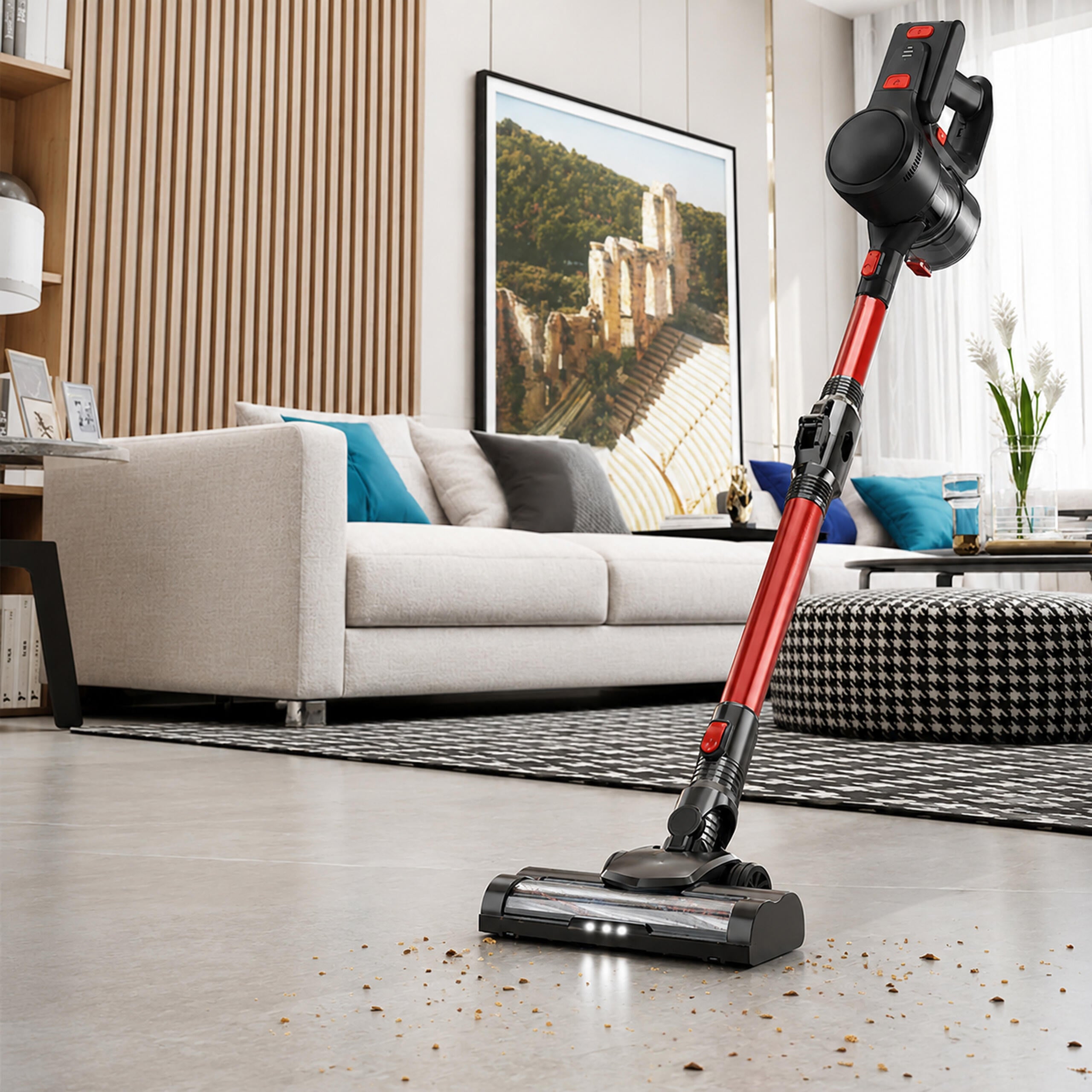 3-in-1 Cordless Bagless Handheld Upright Vacuum Cleaner Lightweight Powerful