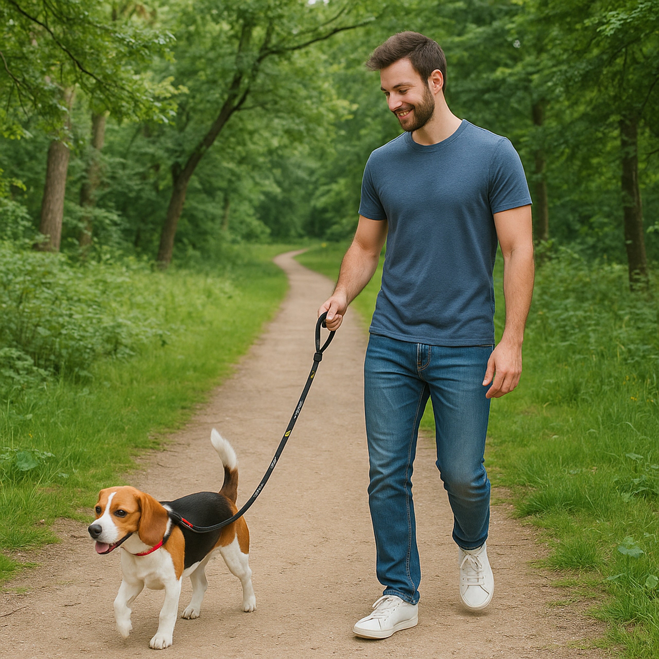 Nailonist tõmbamisrihm 140 cm jalutamiseks ja treeninguks õppimiseks