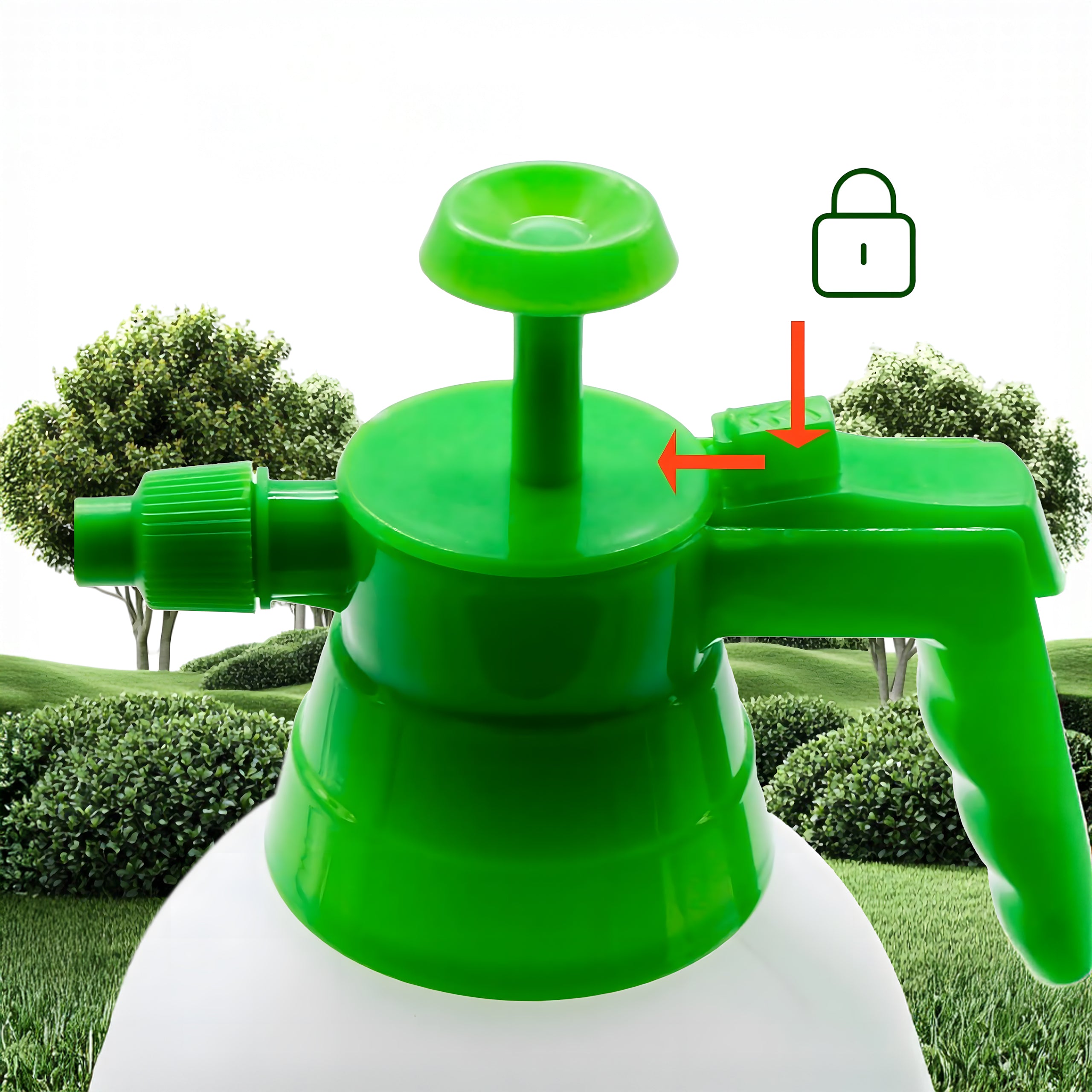 Manual Pressure Sprayer for Garden Home 2L Green