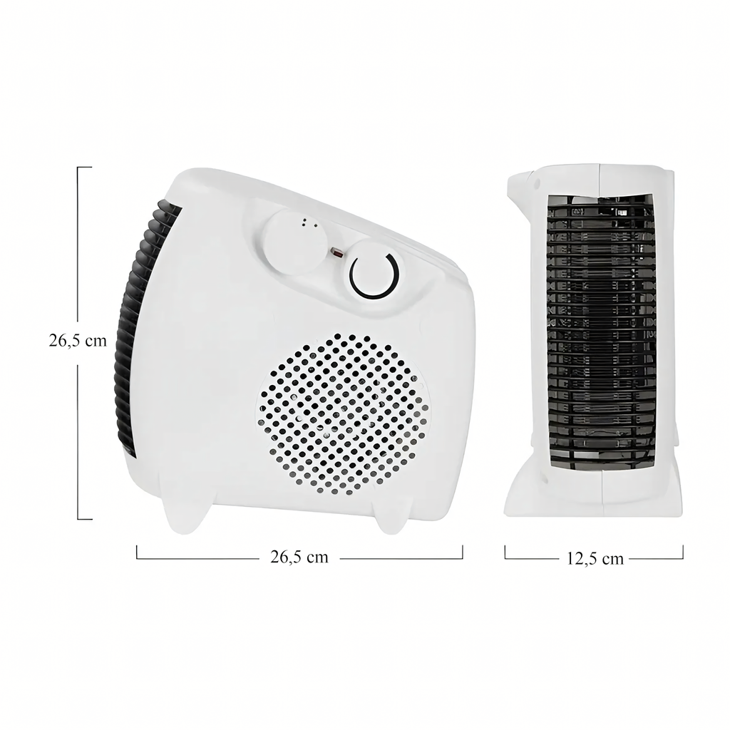 Kaasaskantav ventilaatorsoojendi Farelka elektriline soojapuhur 600W võimas