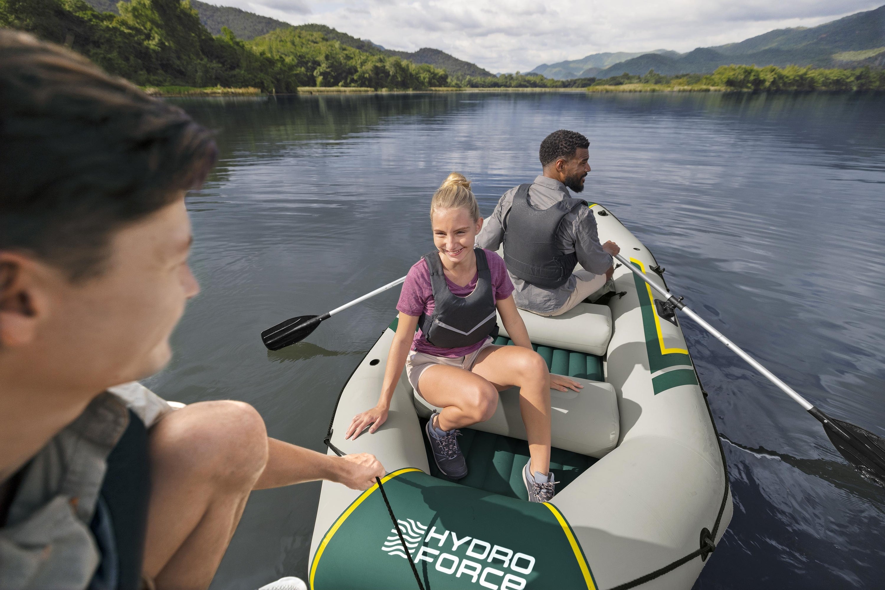 Bestway 65157 Inflatable Boat Ranger Elite X4 3.20x1.48 m + Accessories Paddle Pump