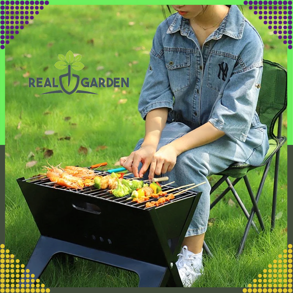 Turisti aed-laagrigrill kaasaskantav kokkupandav söe kohver