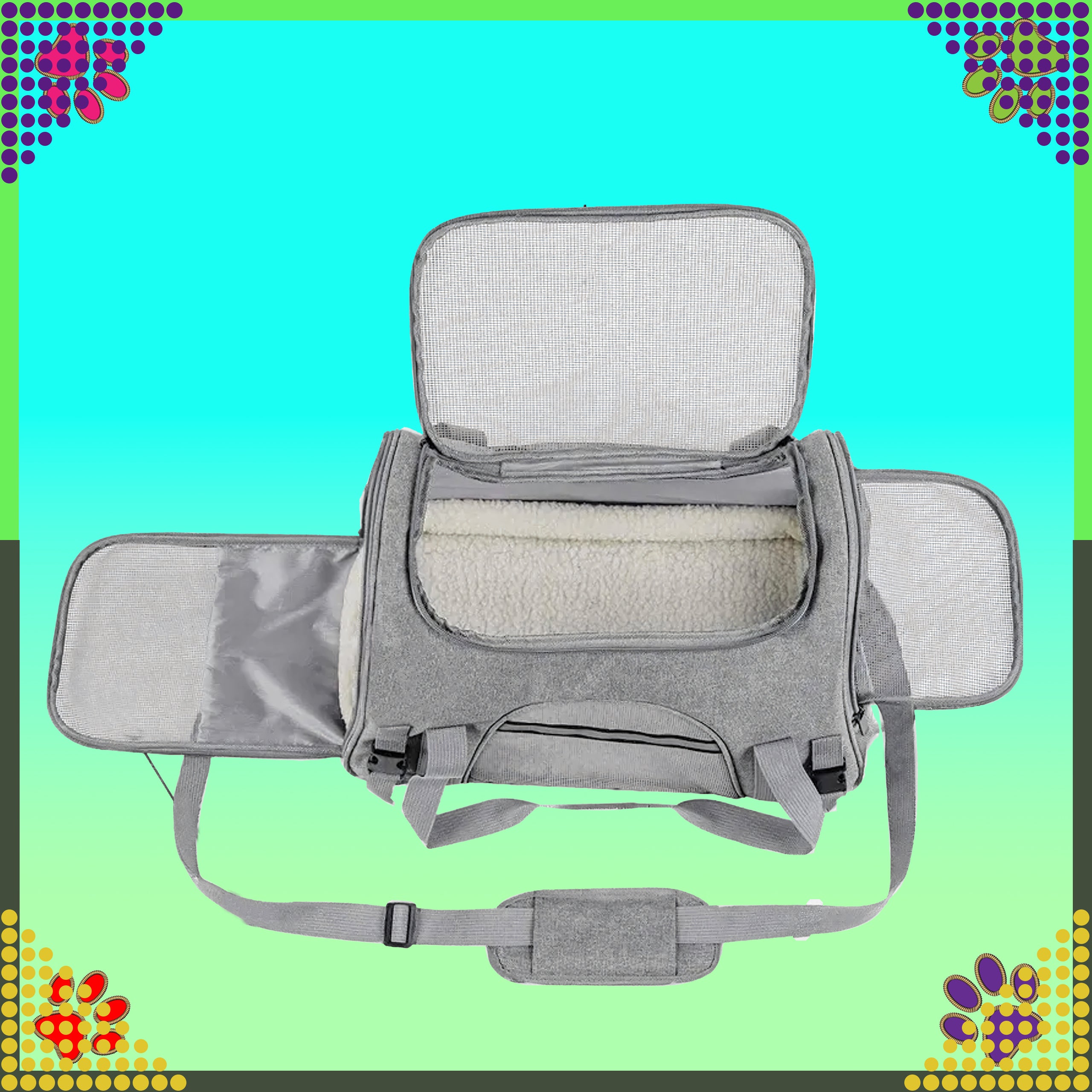 Suur transpordikott koera, kassi, jänese ja teiste loomade aedikule, autosse