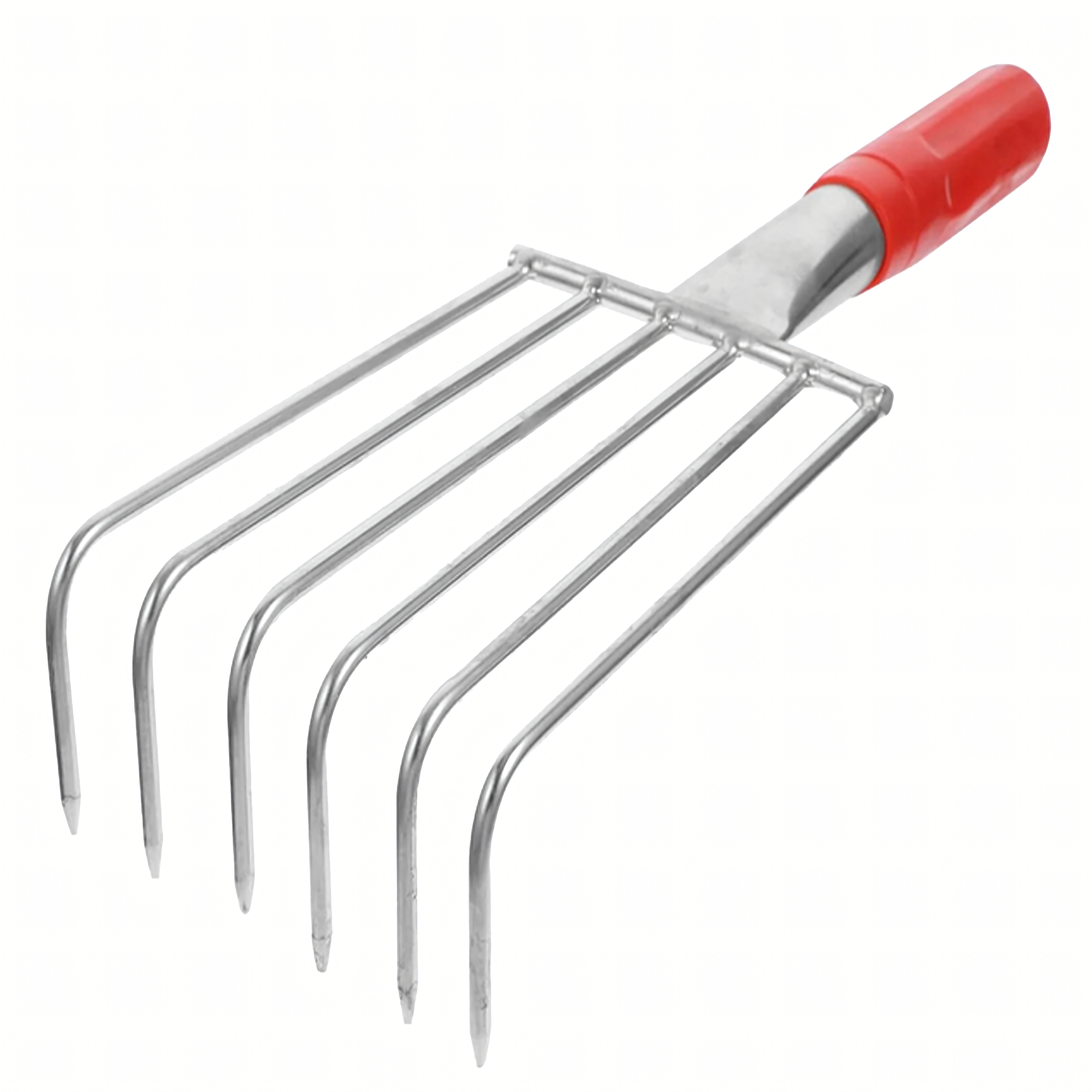 Metal Garden Rake with 6 Tines 32 cm