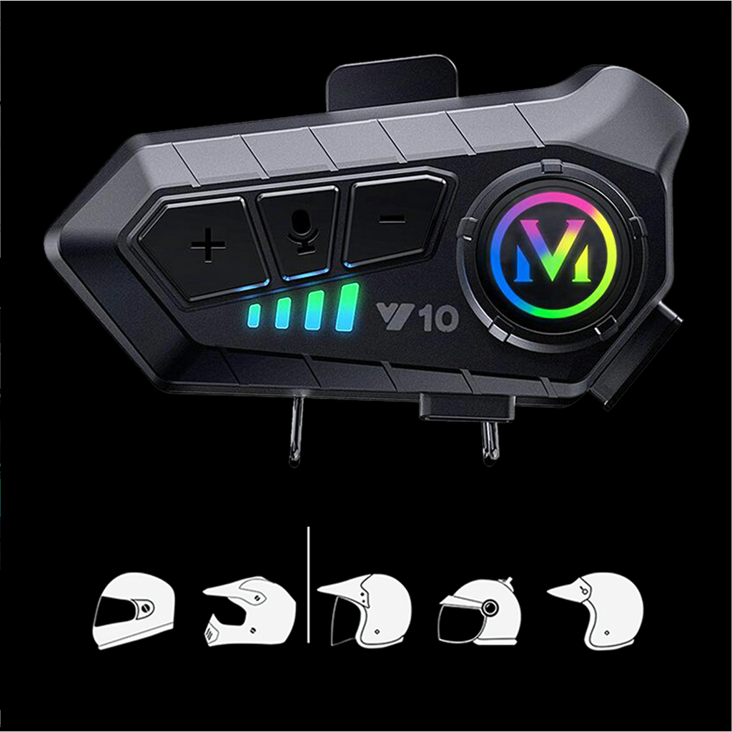 Bluetooth 5.3 mootorratta kiivri peakomplekt