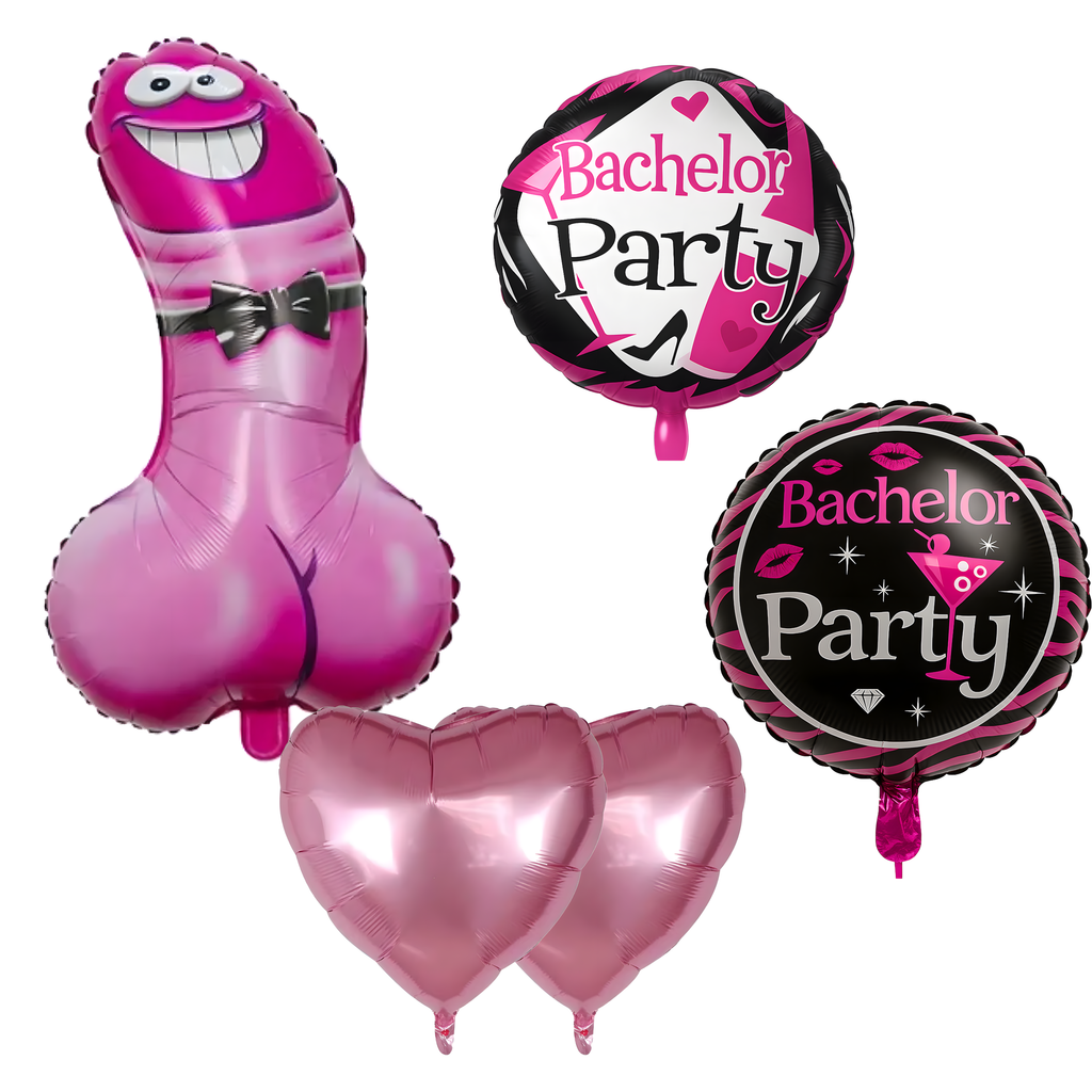 Tüdrukuteõhtu õhupallide komplekt, naljakad peoõhupallid, 6 tk