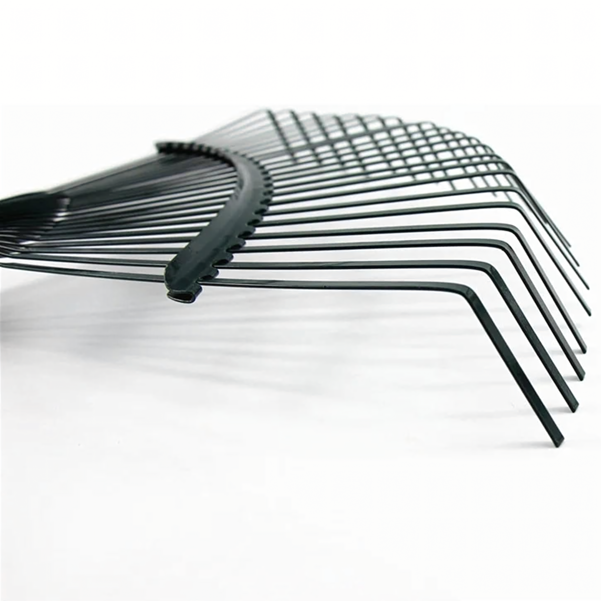 Garden Fan Leaf Rake 42cm with 120cm Wooden Handle