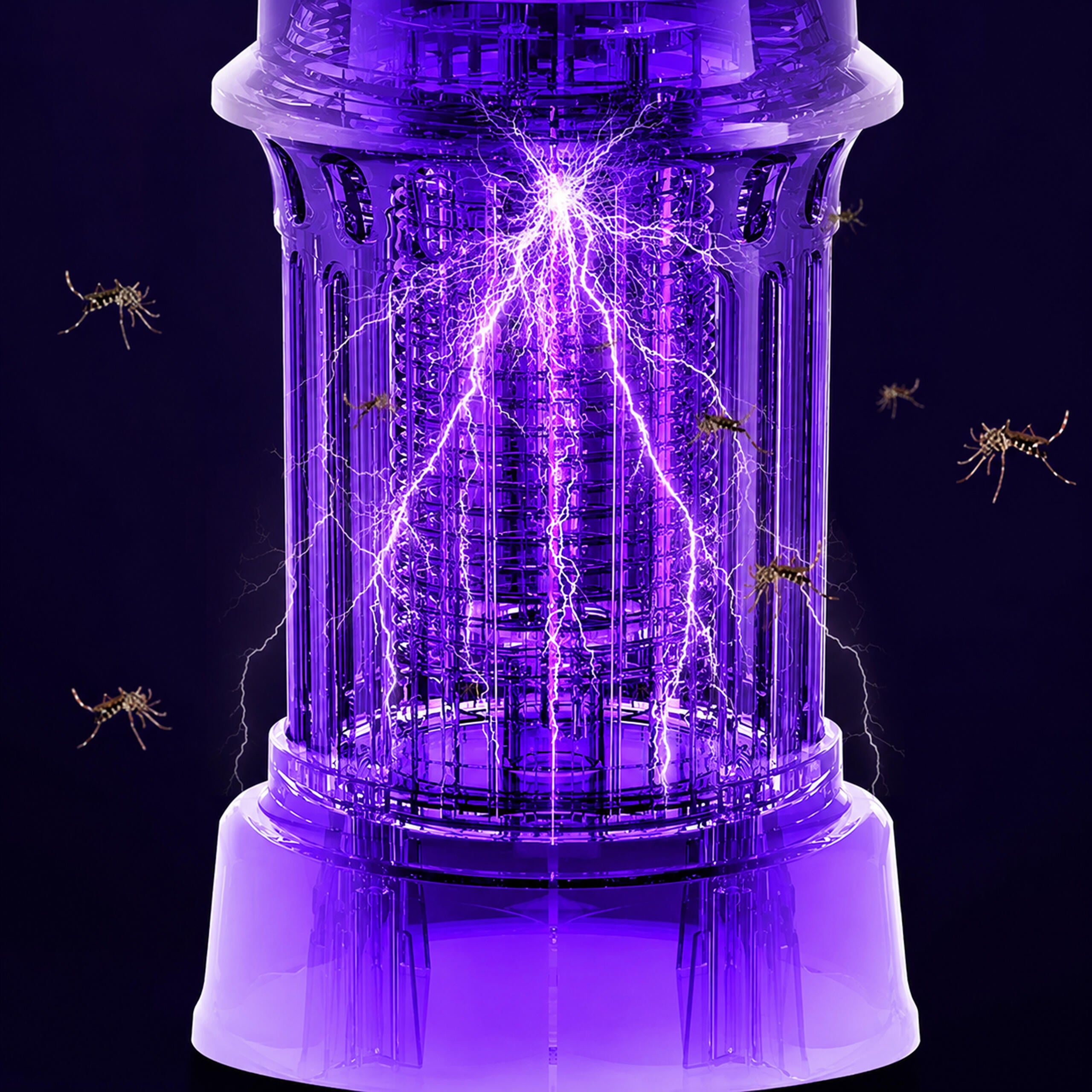 Portable UV Insect Killer Lamp for Flies, Mosquitoes, Moths, and Other Insects for Garden and Terrace