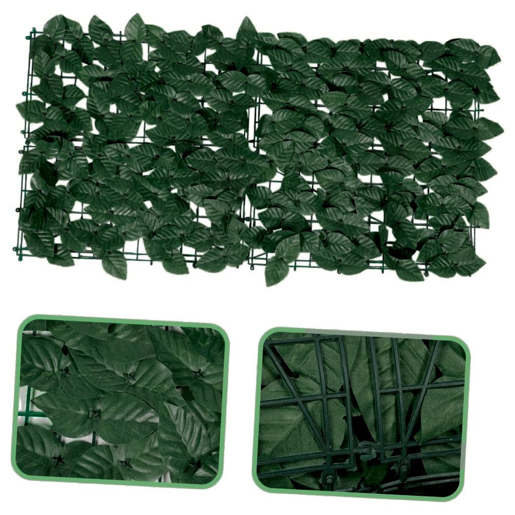 Kunstlik luuderohu hekk seinakatteks privaatsusekraan rõduvõrk 1.75x3 m