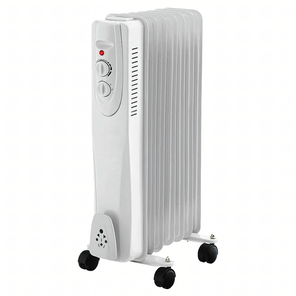 Electric Oil Radiator Thermostat Energy-Saving 1500W 7-Rib Large