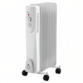 Elektriline õliradiaator termostaadiga, energiasäästlik, 1500W, 7-lamelliline, suur
