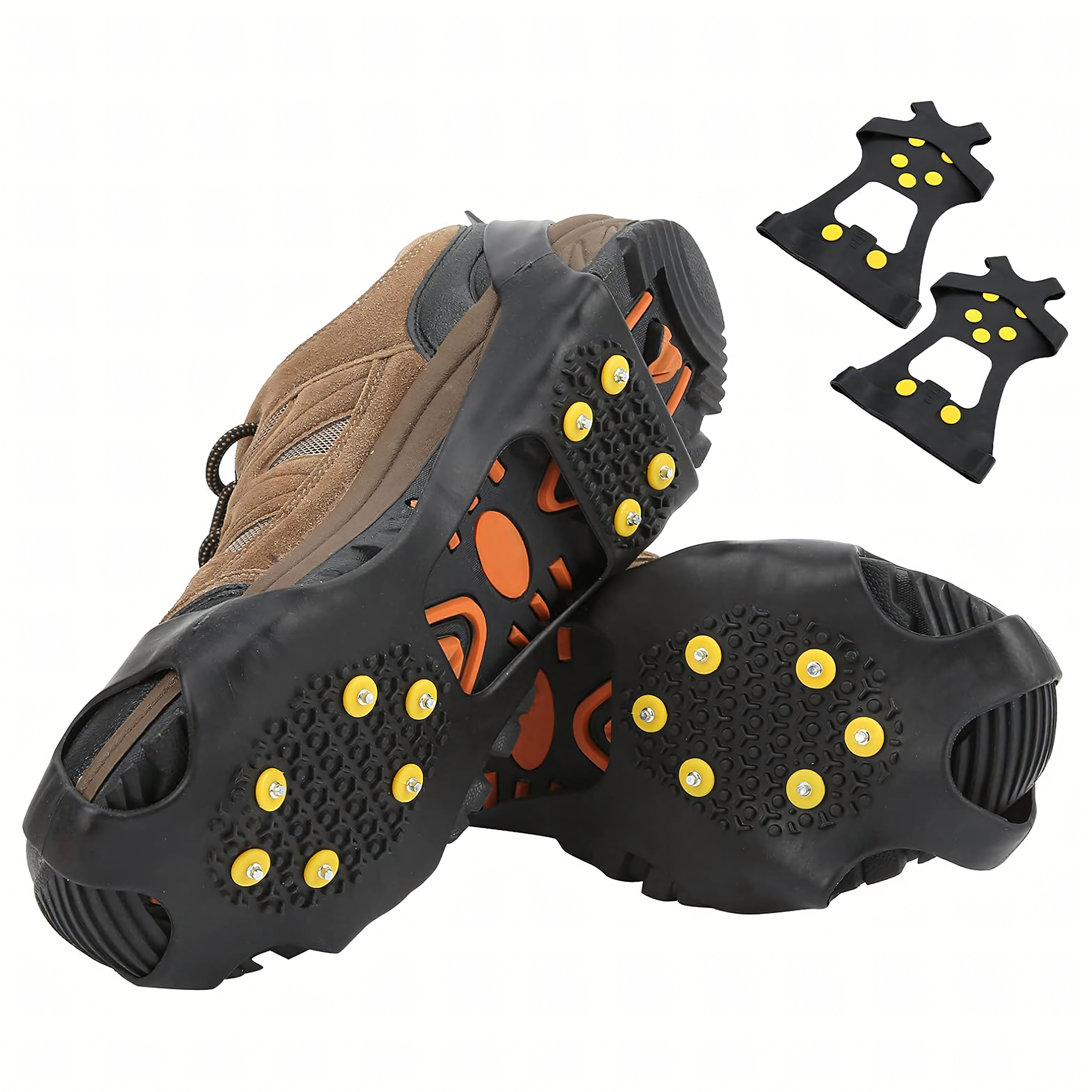 Anti-Slip Shoe Crampons with Metal Spikes Size 39-44